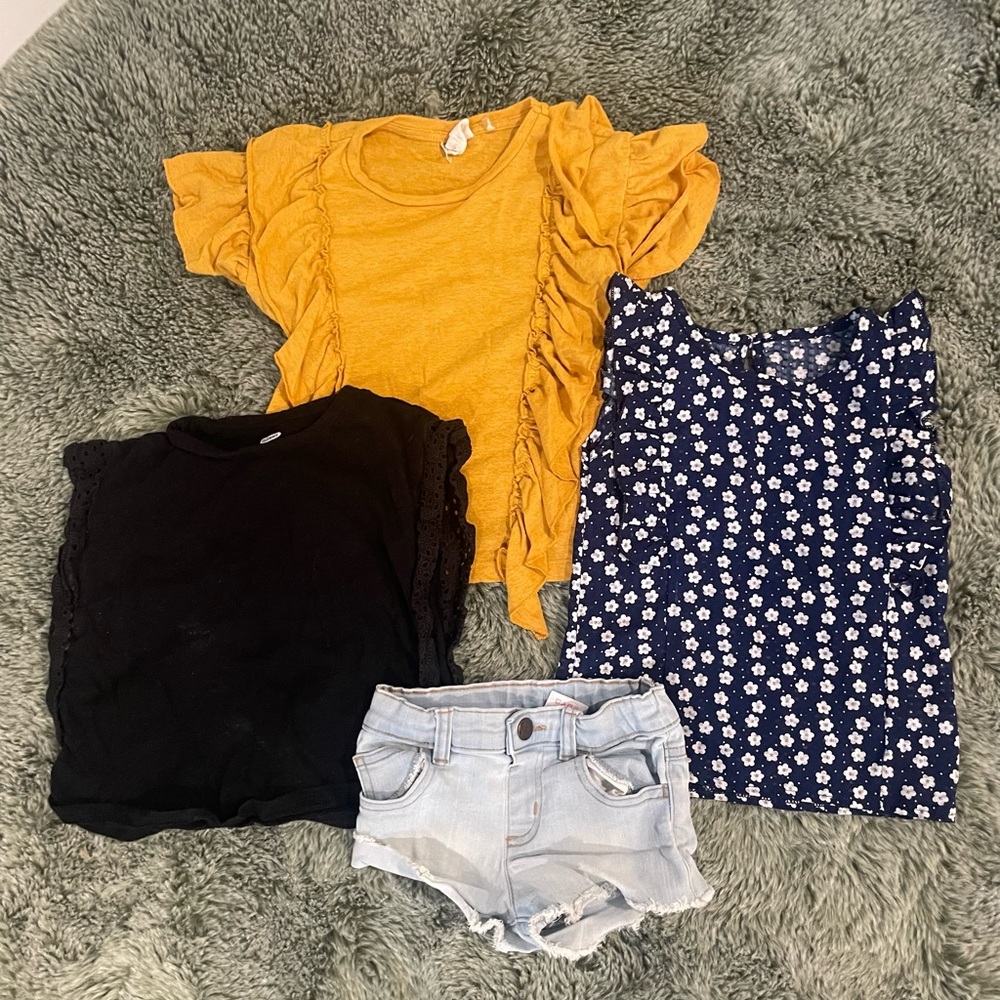 3T Short Sleeve Top and Short Bundle
